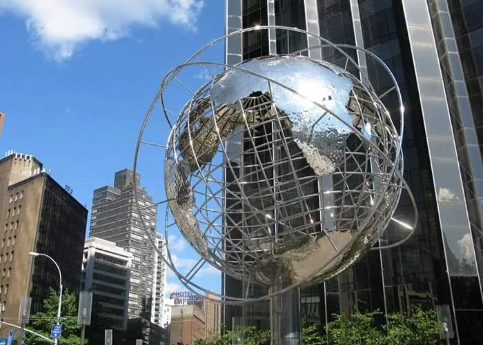 Globe At The Columbus Circle